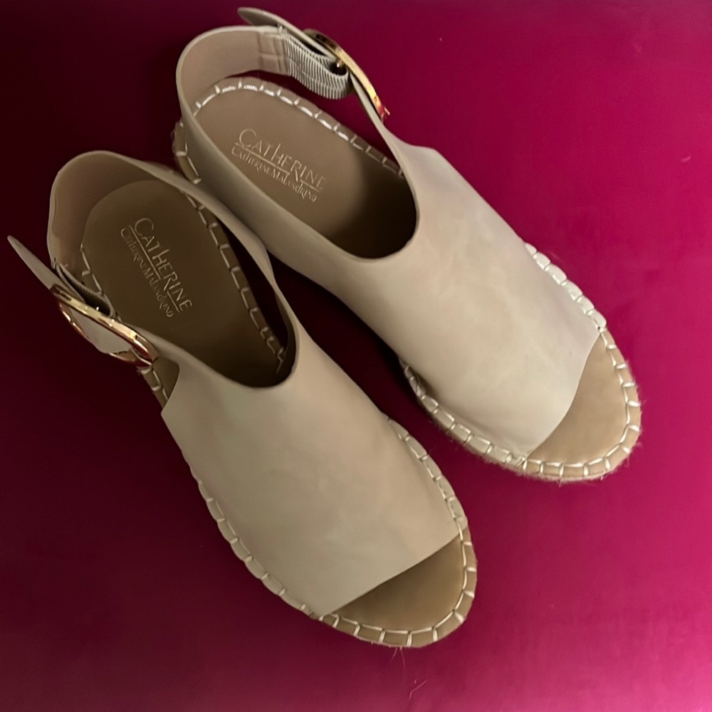 Catherine Malandrino Espadrille Cirkly Wedge Shoe Size 7